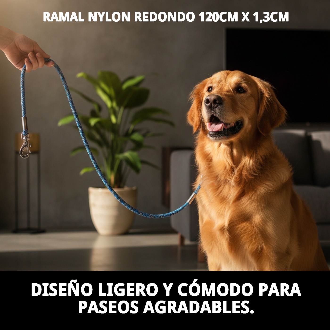 RAMAL NYLON REDONDO 120cm X 1,3cm