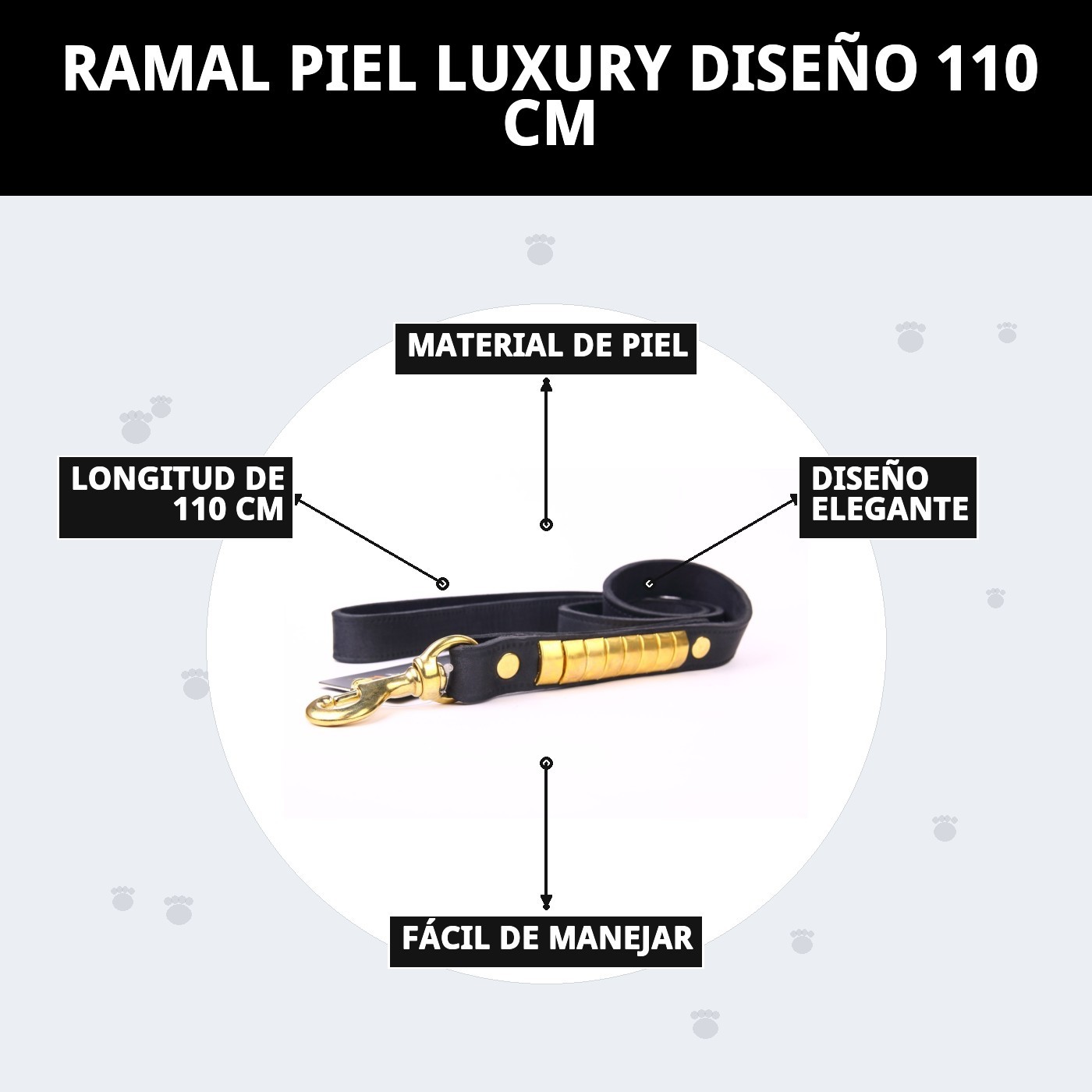 RAMAL PIEL LUXURY DISEÑO 110 CM