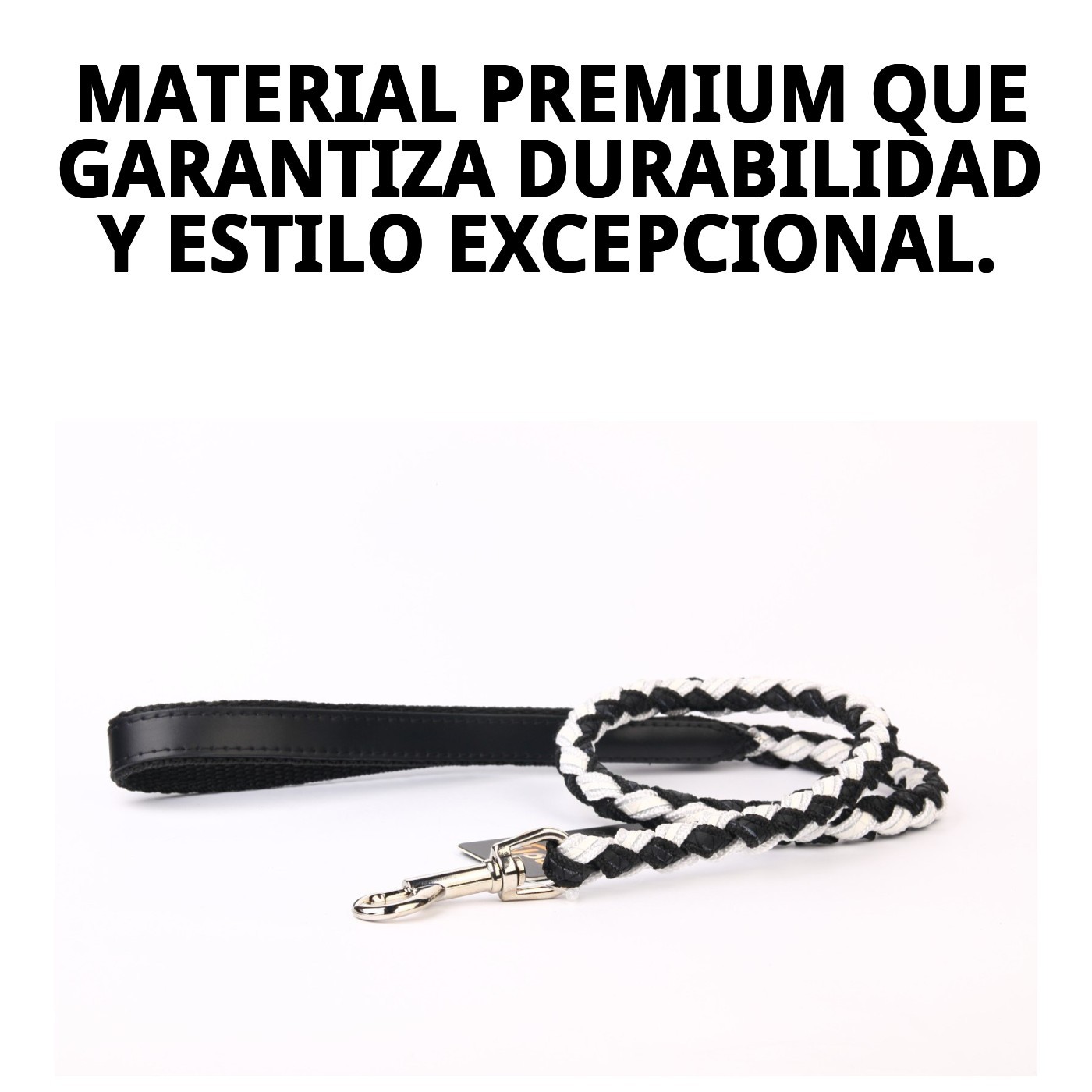 RAMAL PIEL LUXURY TRENZADO 120 CM