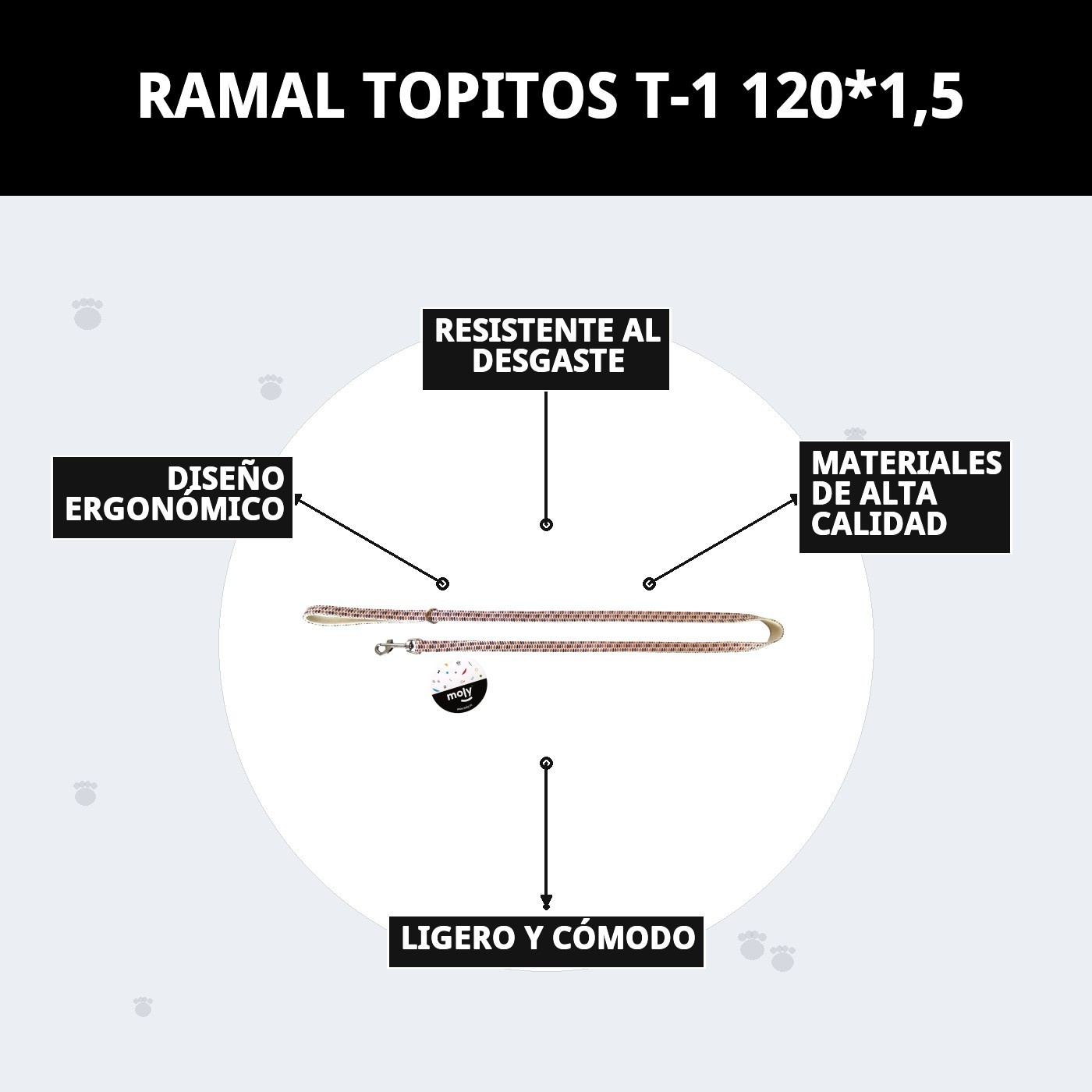 RAMAL TOPITOS T-1 120*1,5
