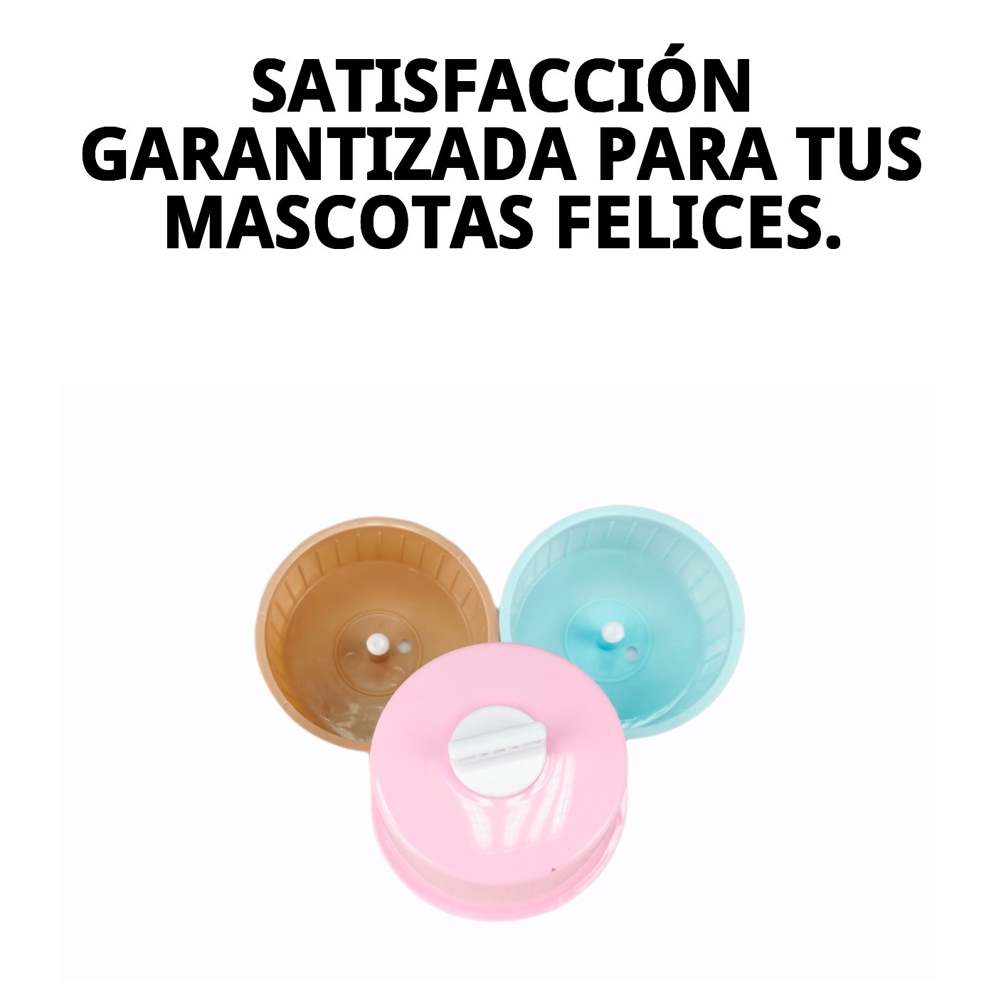 RULETA HAMSTER 14.5cm PLASTICO CERRADA