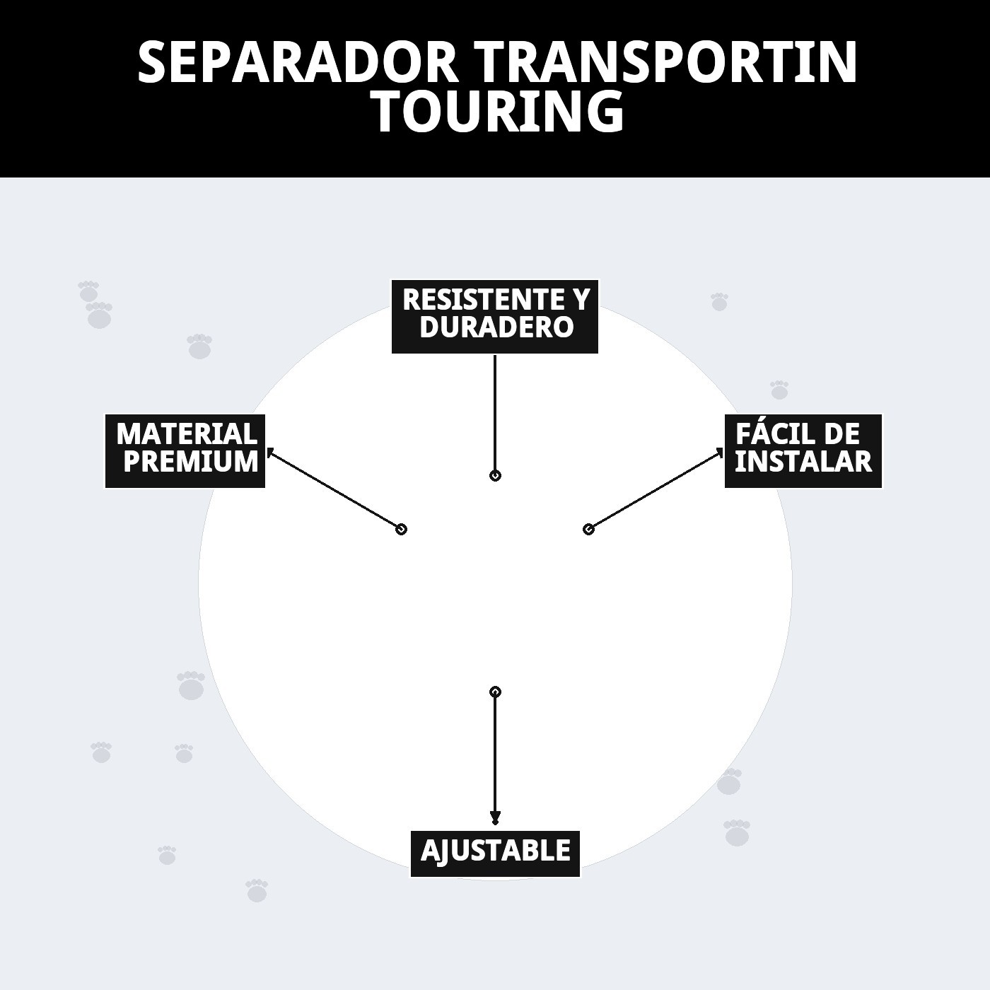 Separador para Transportín Touring Stefanplast | División Interior Segura y Funcional
