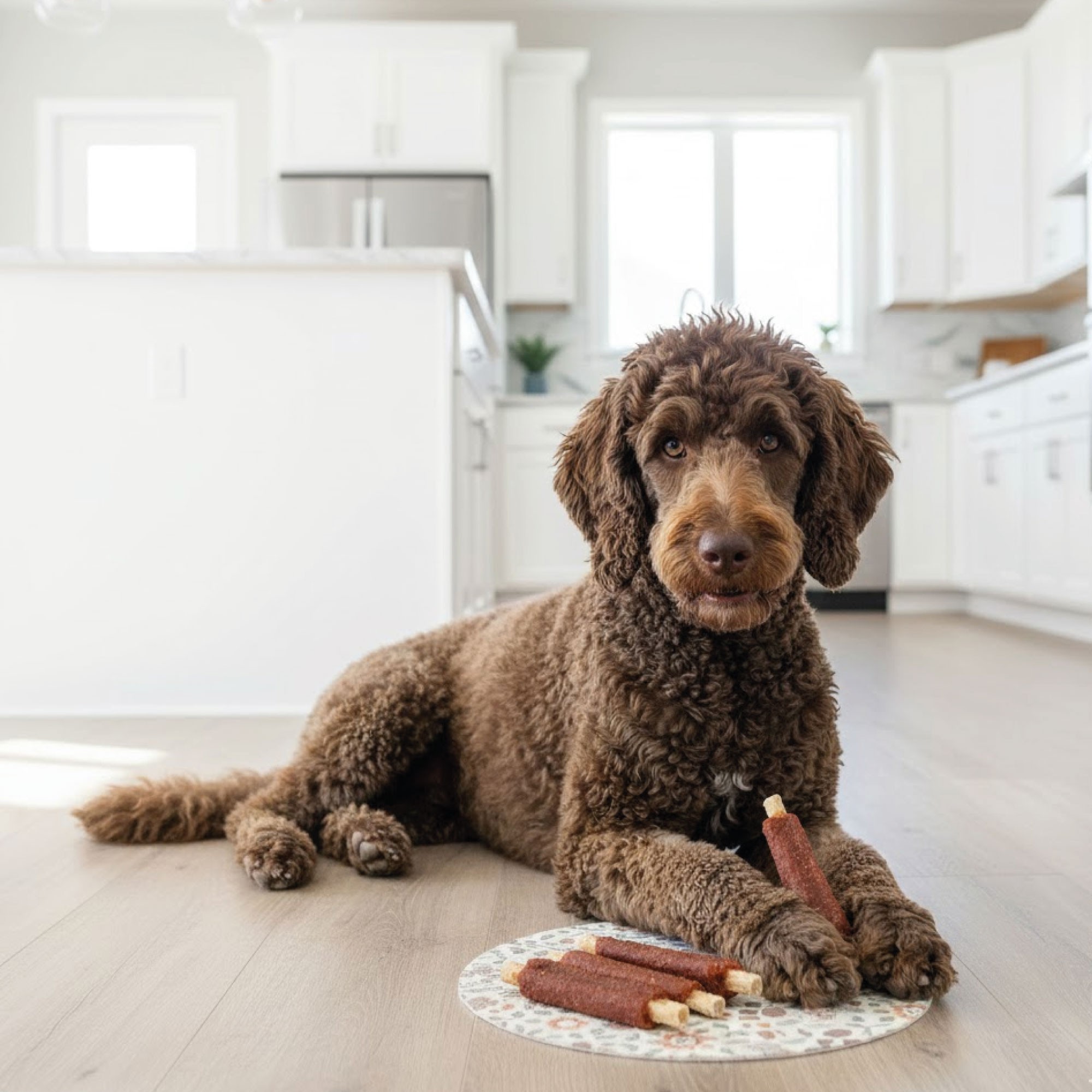 Snack Costilla de Pollo Natural 1 kg | Granel Moly | Premio Sabroso con Soja para Perros de Todas las Razas