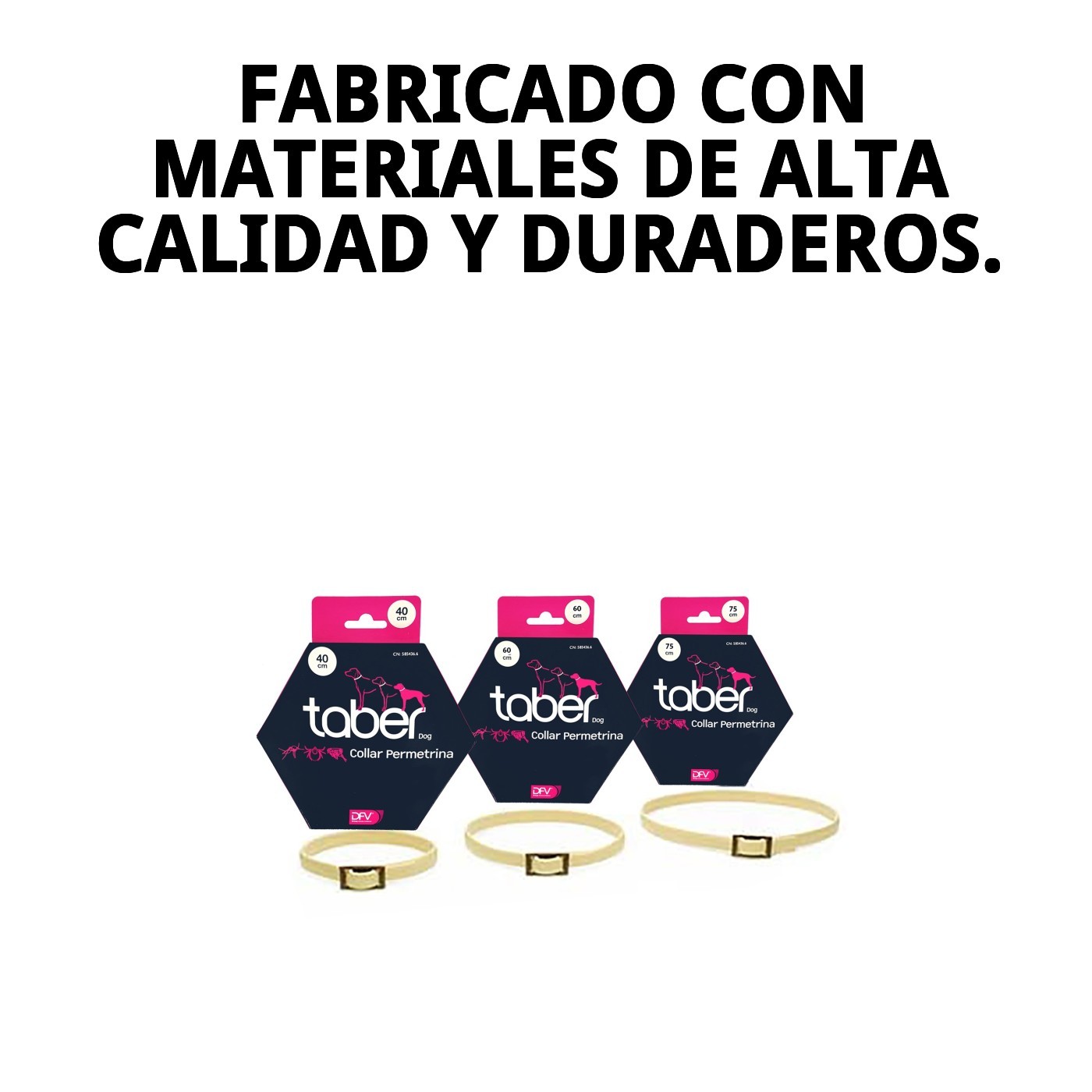 TABERDOG COLLAR PERMETRINA 75 CM