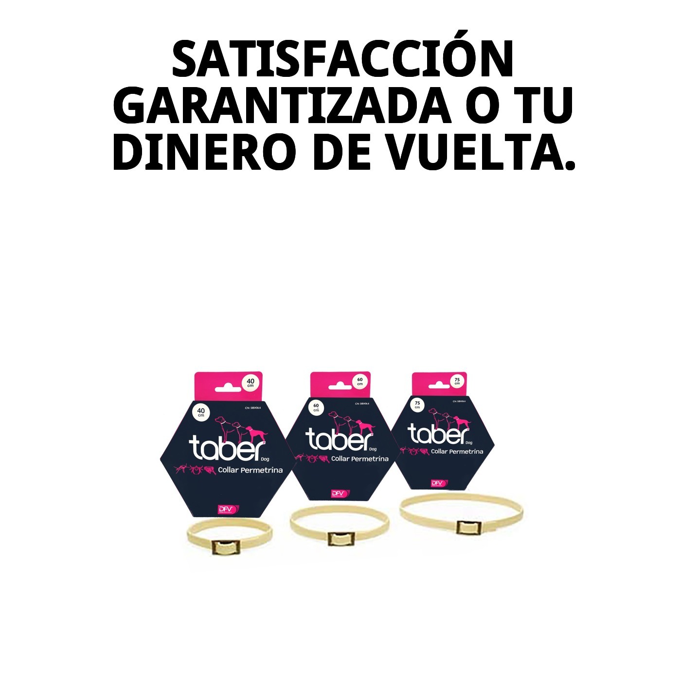 TABERDOG COLLAR PERMETRINA 75 CM