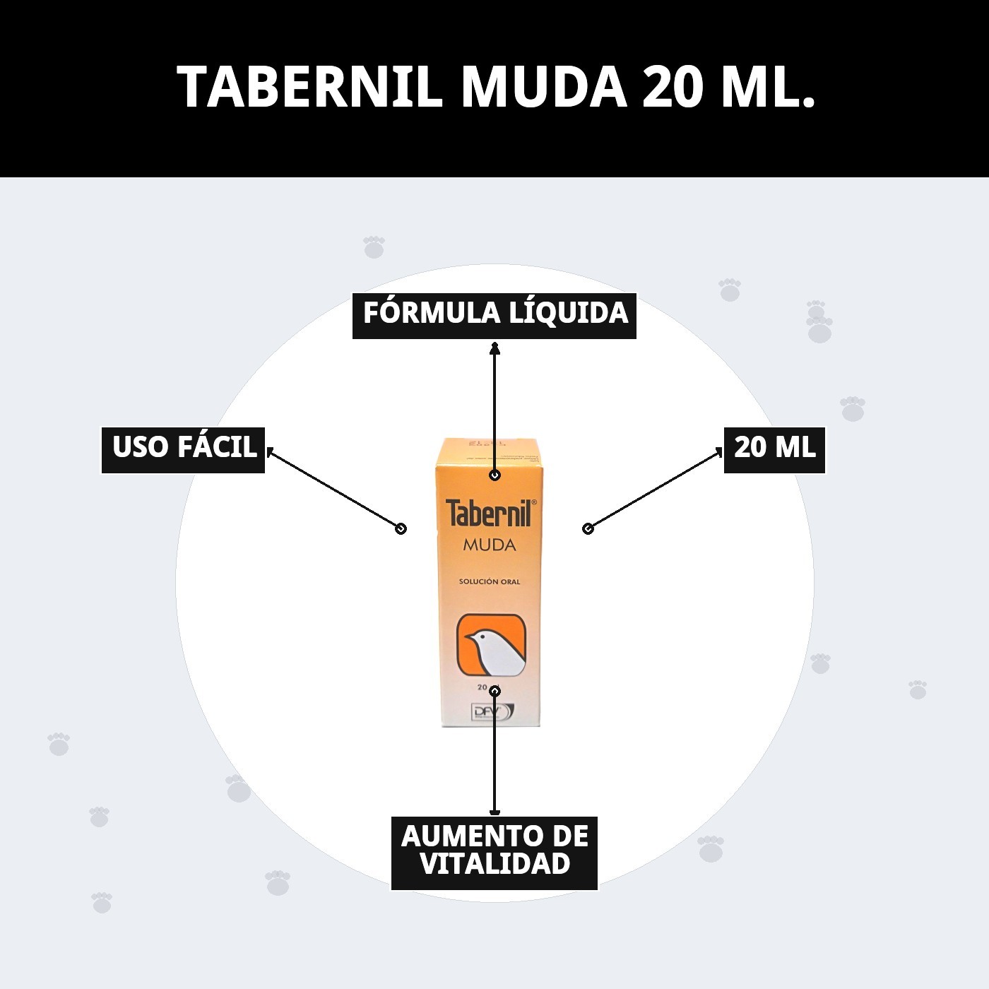 TABERNIL MUDA 20 ML.