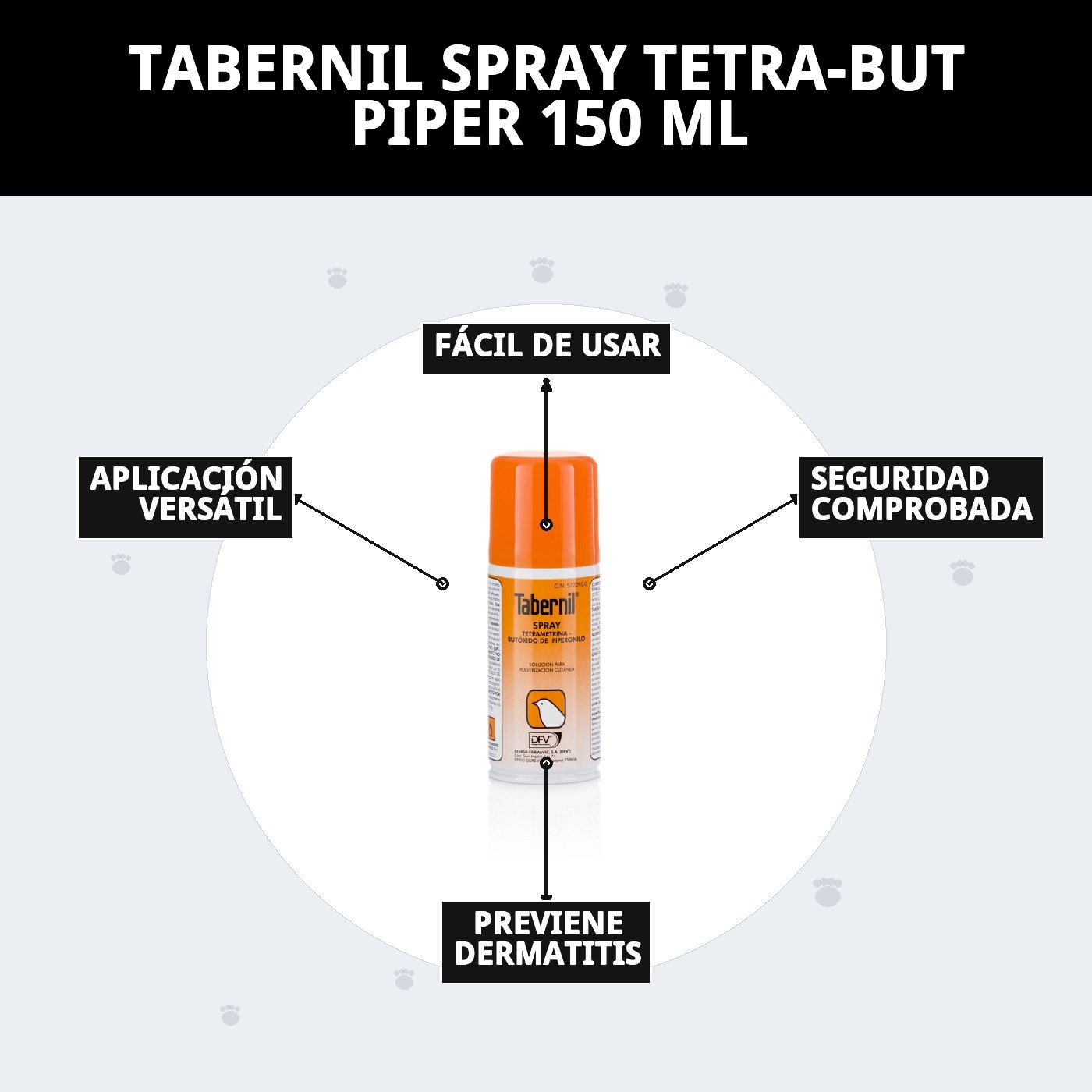 TABERNIL SPRAY TETRA-BUT PIPER 150 ML