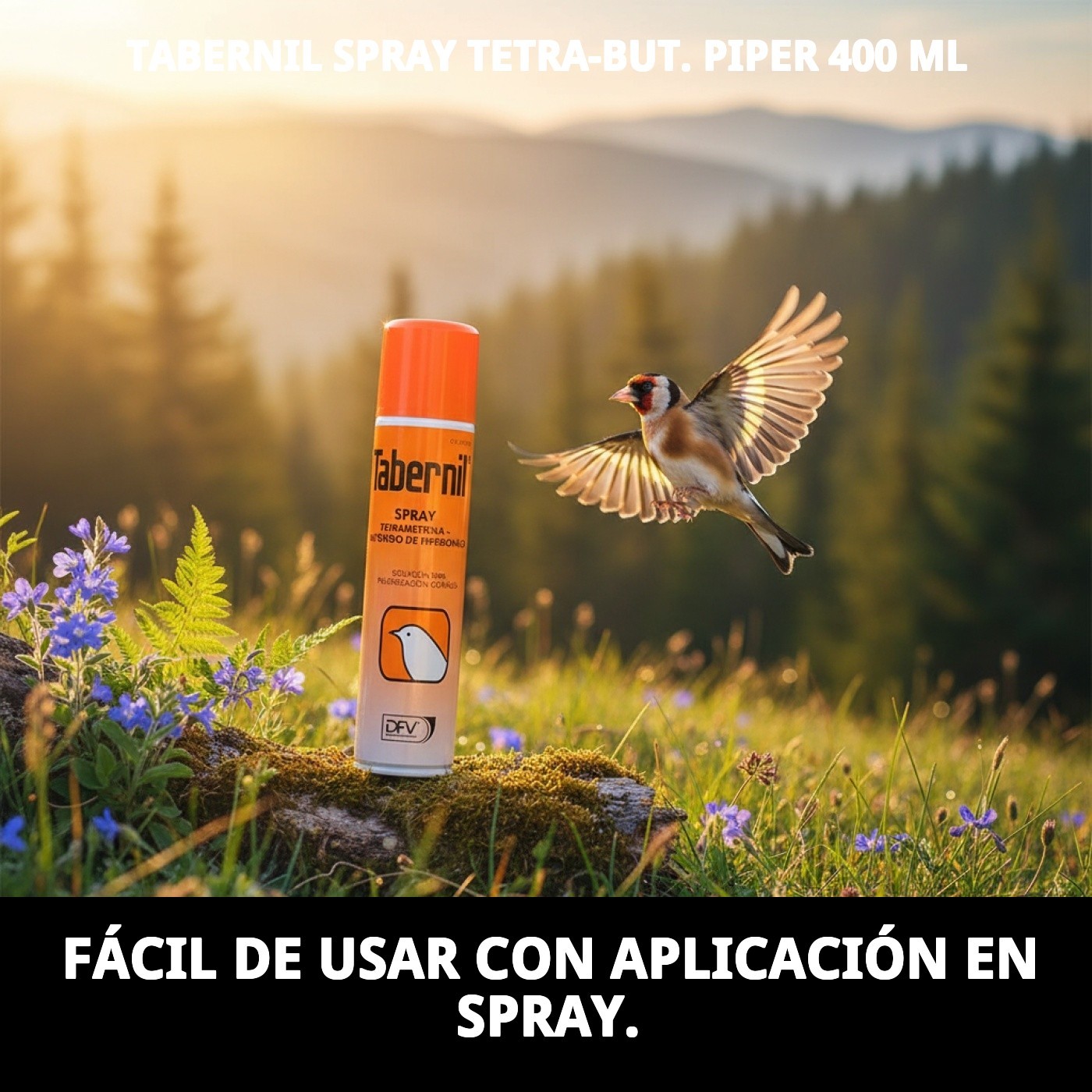 TABERNIL SPRAY TETRA-BUT. PIPER 400 ML