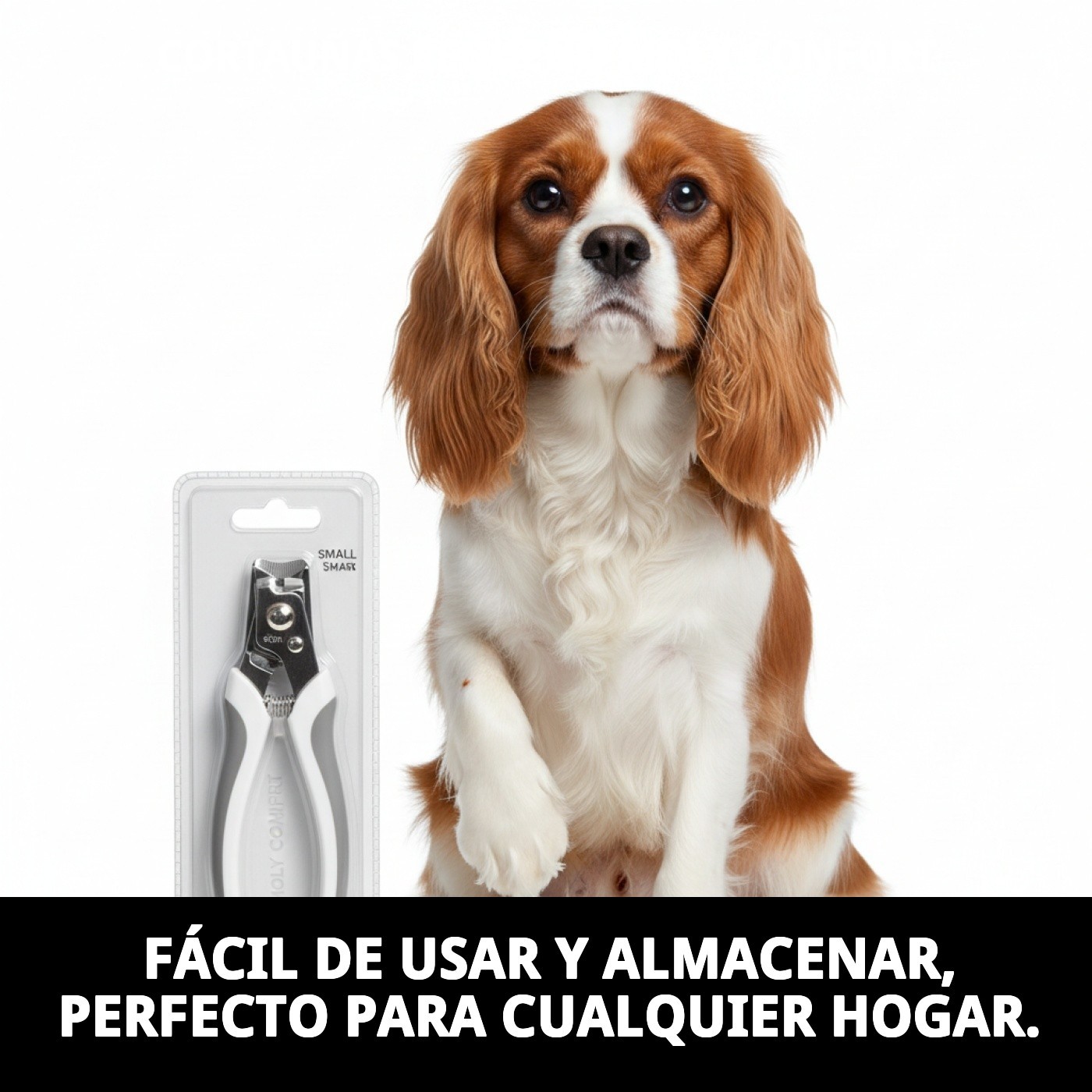 Tijeras Cortauñas para Perros y Gatos Pequeños | Corte Preciso y Seguro con Mango Antideslizante-Moly