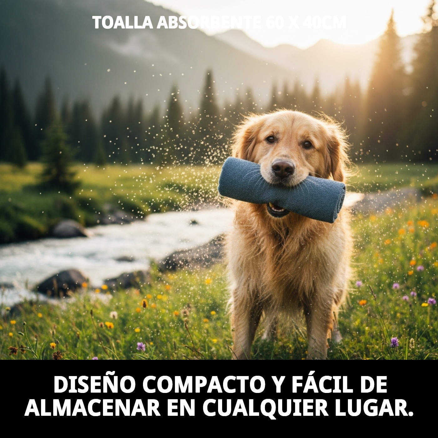 TOALLA ABSORBENTE 60 X 40cm