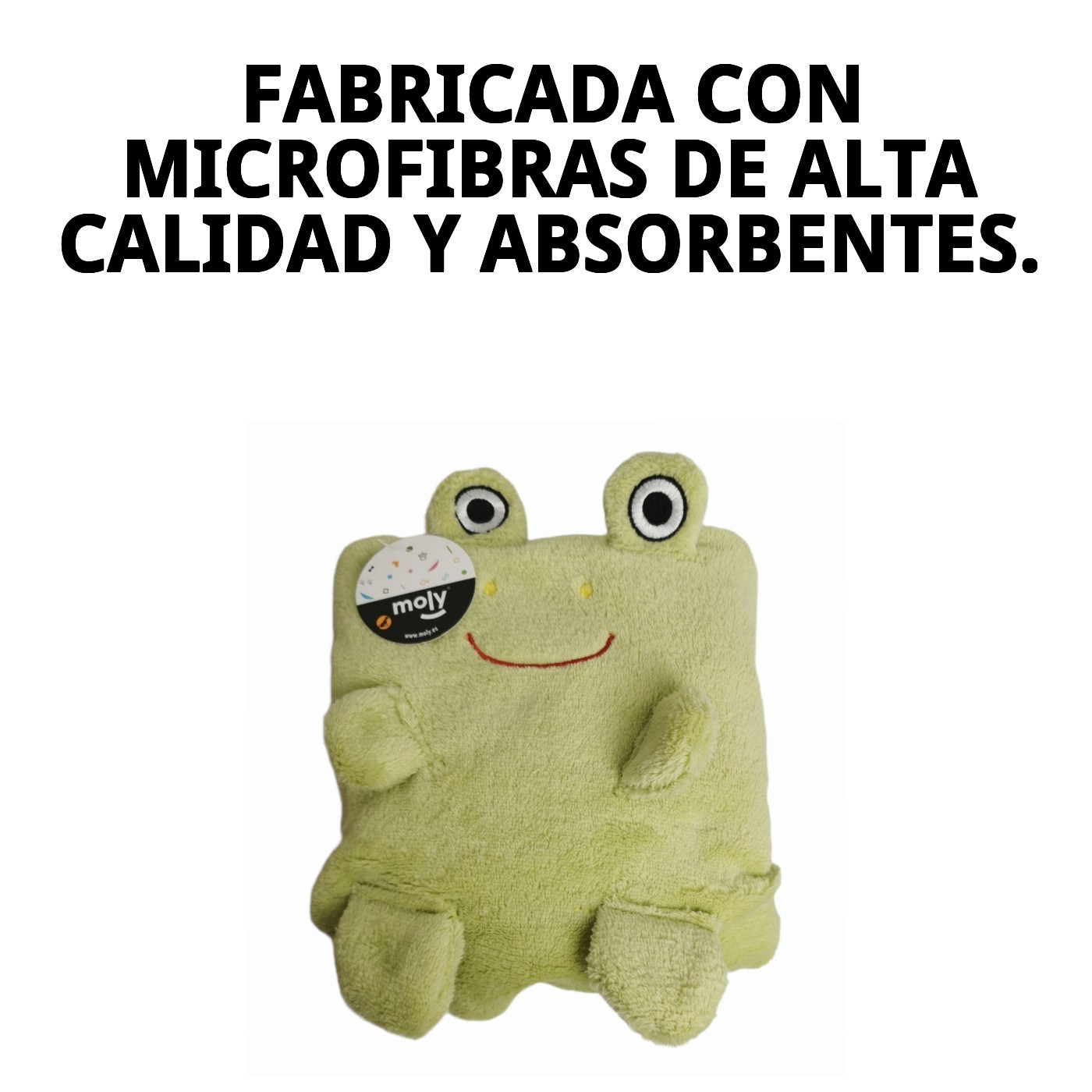 Toalla Lemon Antiácaros 72×51 cm Moly | Suave, Absorbente y Protectora para Perros y Gatos