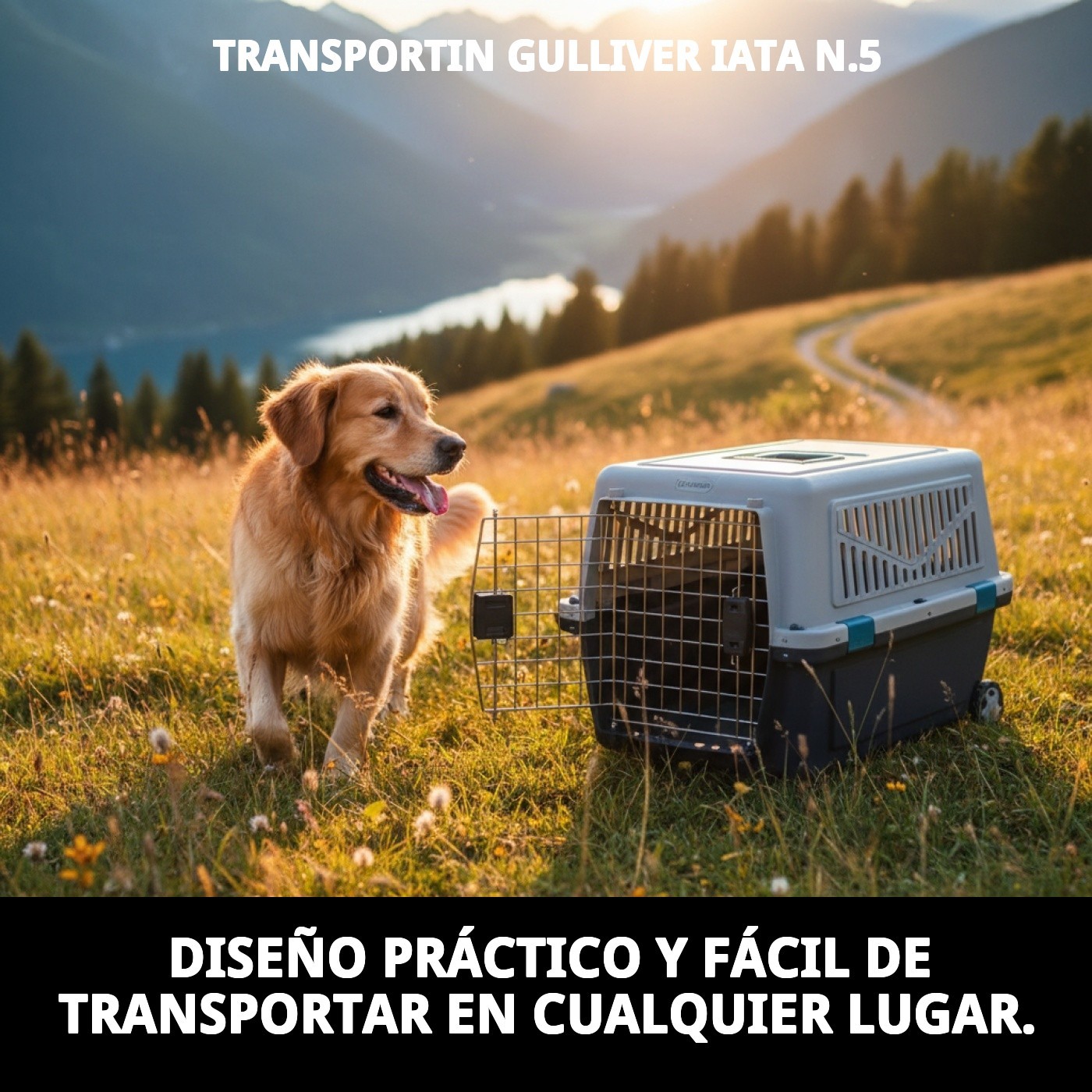 Transportín Gulliver IATA N.º 5 | Transportín Homologado para Avión para Perros Medianos