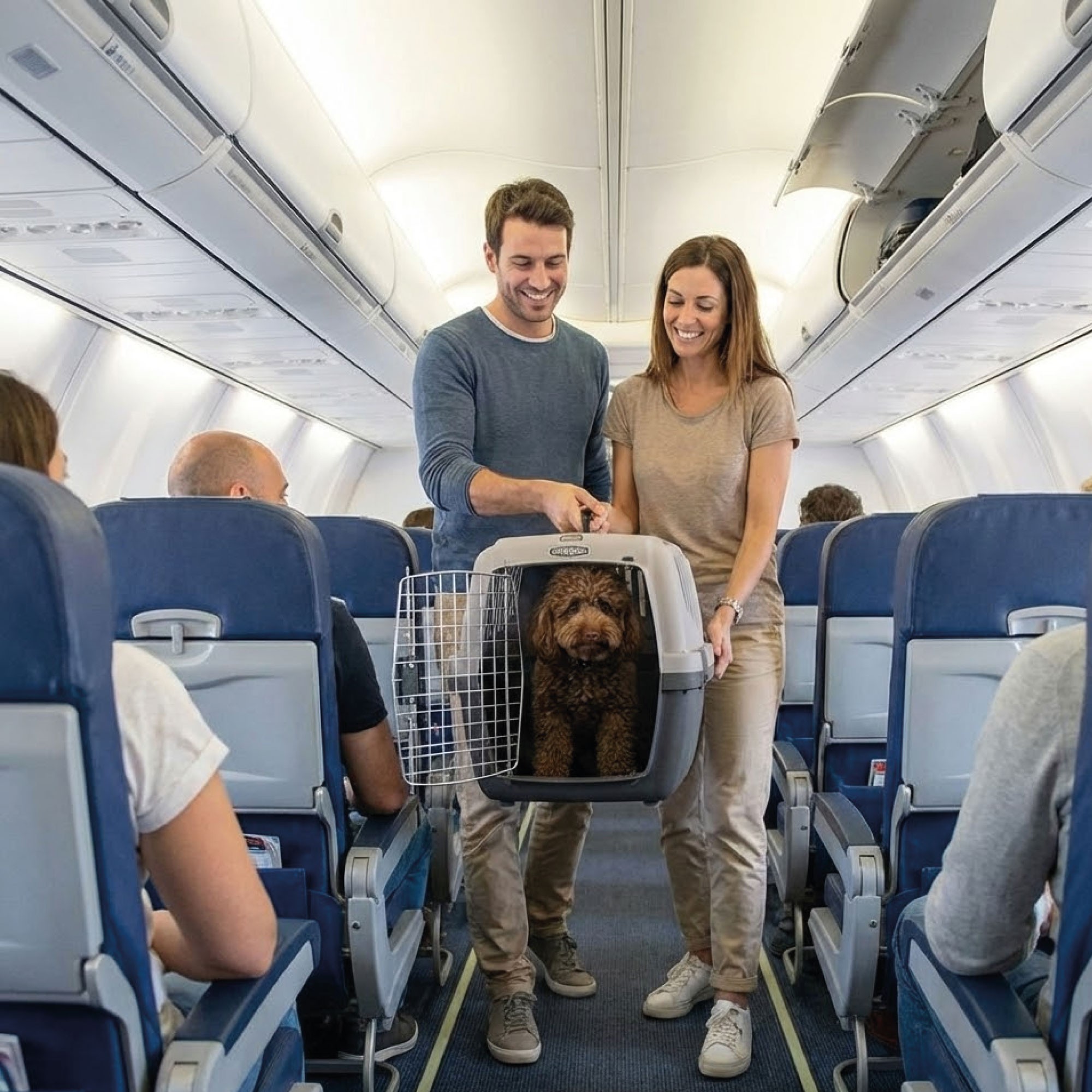 Transportín Gulliver N.º 2 55×36×35 cm | Transportín de Plástico Resistente para Perros y Gatos