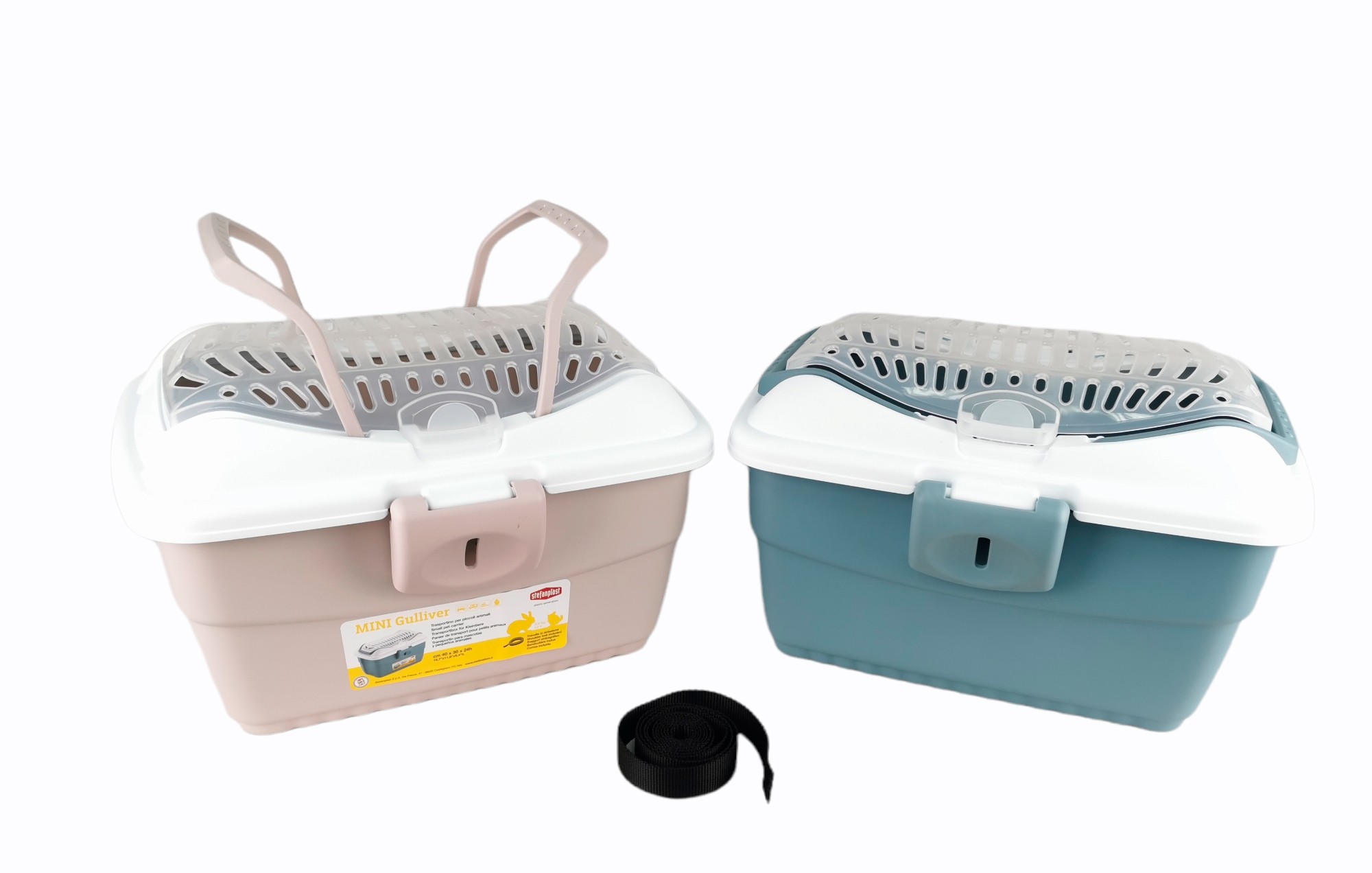 Transportín Mini Gulliver 40×30×24 cm | Caja de Transporte Segura para Perros y Gatos Pequeños