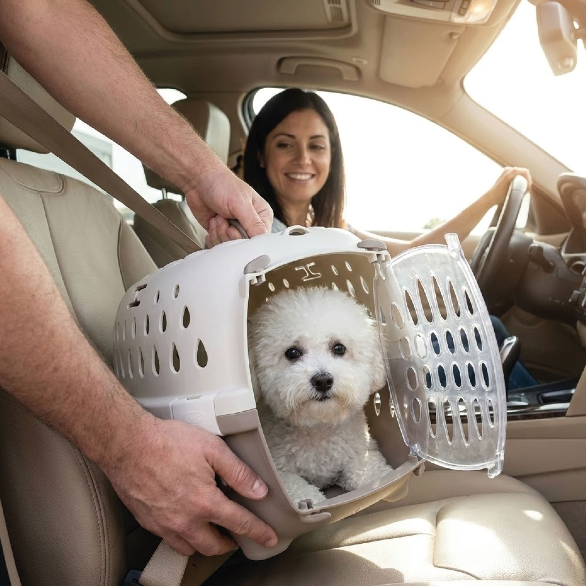 Transportín Travel Chic 34,5×50×32 cm Stefanplast | Transporte Cómodo y Seguro para Perros y Gatos