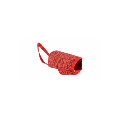 Bozal Deluxe Algodón Casitas Rojas Talla S Moly | Suave, Seguro y Ajustable para Perros Pequeños