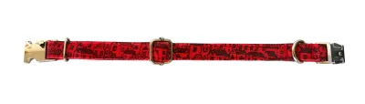 COLLAR CASITAS ROJAS T-6 45-55*2,5
