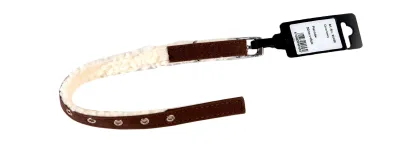 COLLAR LUXURY PIEL NUBE 1,5X35CMS