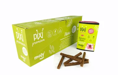 Expositor Barrita Snack de Jamón 8 Unidades 200 g | Premio Natural y Sabroso para Perros