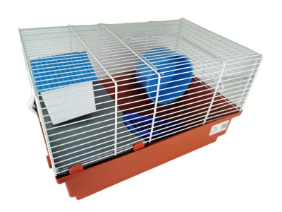 JAULA HAMSTER 2 PISOS 40*27*24