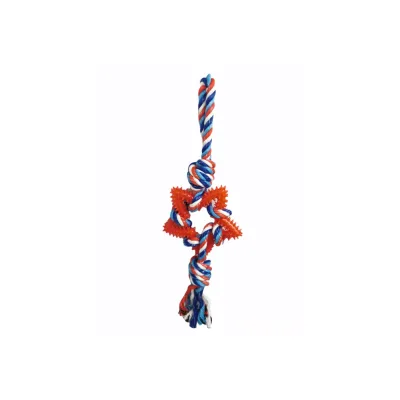 Juguete Lanzador Estrella Dental TPR 45 cm Moly | Juguete Resistente y Limpia Dientes para Perros