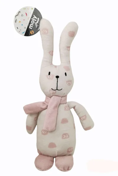 Peluche Conejo Trendy para Perros 25 cm Moly | Juguete Suave con Sonido y Diseño Moderno