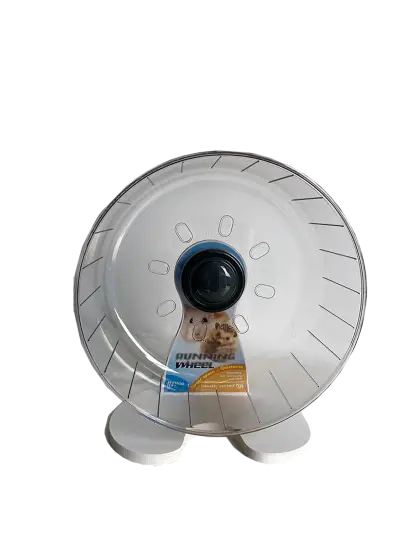 RULETA HAMSTER CON SOPORTE 17*10.7*19.3 CM