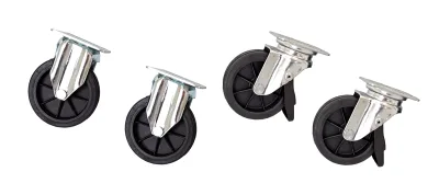 Set 4 Ruedas Giratorias para Transportines de Perro