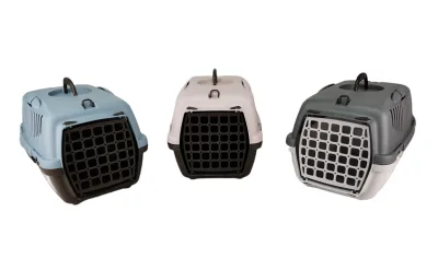 Transportín Gulliver N.º 1 48×32×31 cm | Transportín de Plástico Seguro para Perros y Gatos Pequeños