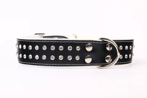 COLLAR PIEL LUXURY CRISTAL 75 CM