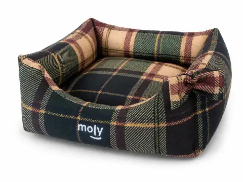 CUNA MOLY DISEÑO ESCOCÉS 85*70 CM DESENFUNDABLE