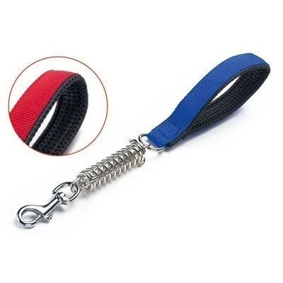 Empuñadura confort nylon color negro para paseo de perros grandes