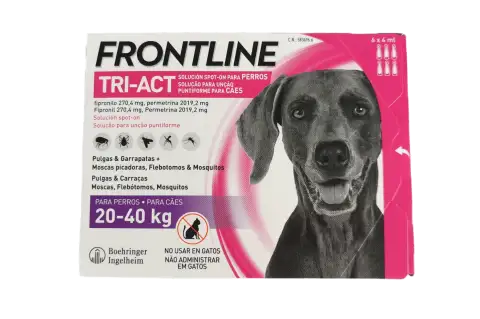 FRONTLINE TRI-ACT 10-20 KG (M) 6 PIPETAS