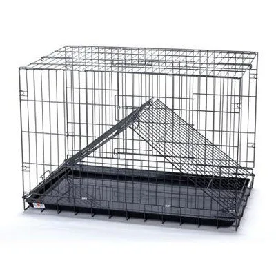 Jaula Metálica Mediana para Perros 78×48×55 cm Moly | Resistente, Segura y Plegable