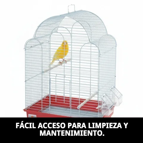 Jaula Milan en ambiente doméstico con mascota dentro