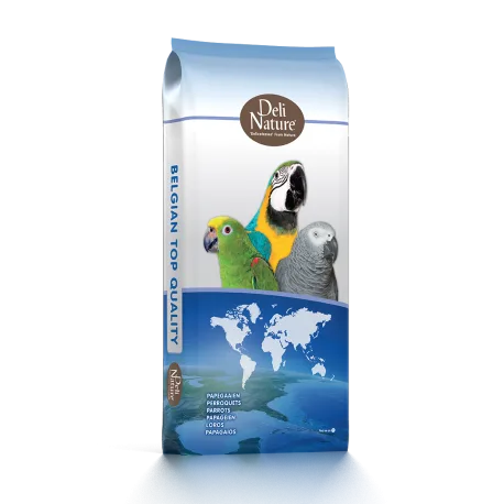 Loros Supreme Fruit Deli Nature 15 kg |  Con Frutas Naturales | Alimentación Completa y Equilibrada para Loros y Cotorras