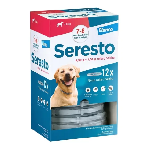 Collar antiparasitario Seresto Clínico ajustable para perro grande