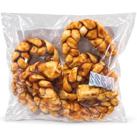 SNACK MOLY BRAIDED TWIST CON POLLO Y PIEL NATURAL – 1 KG