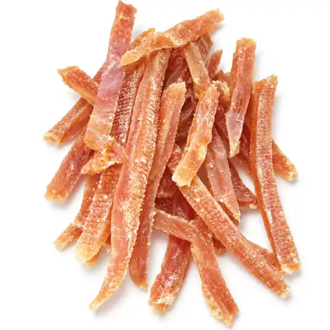 SNACK PARA PERROS FILETES DE POLLO TIERNO  A GRANEL – 1 KG
