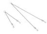 ACOPLE 2 PERROS CROMADO 25cm X 2mm