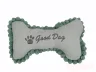 Hueso de Peluche para Perros 20 cm Moly | Juguete Suave, Resistente y con Sonido